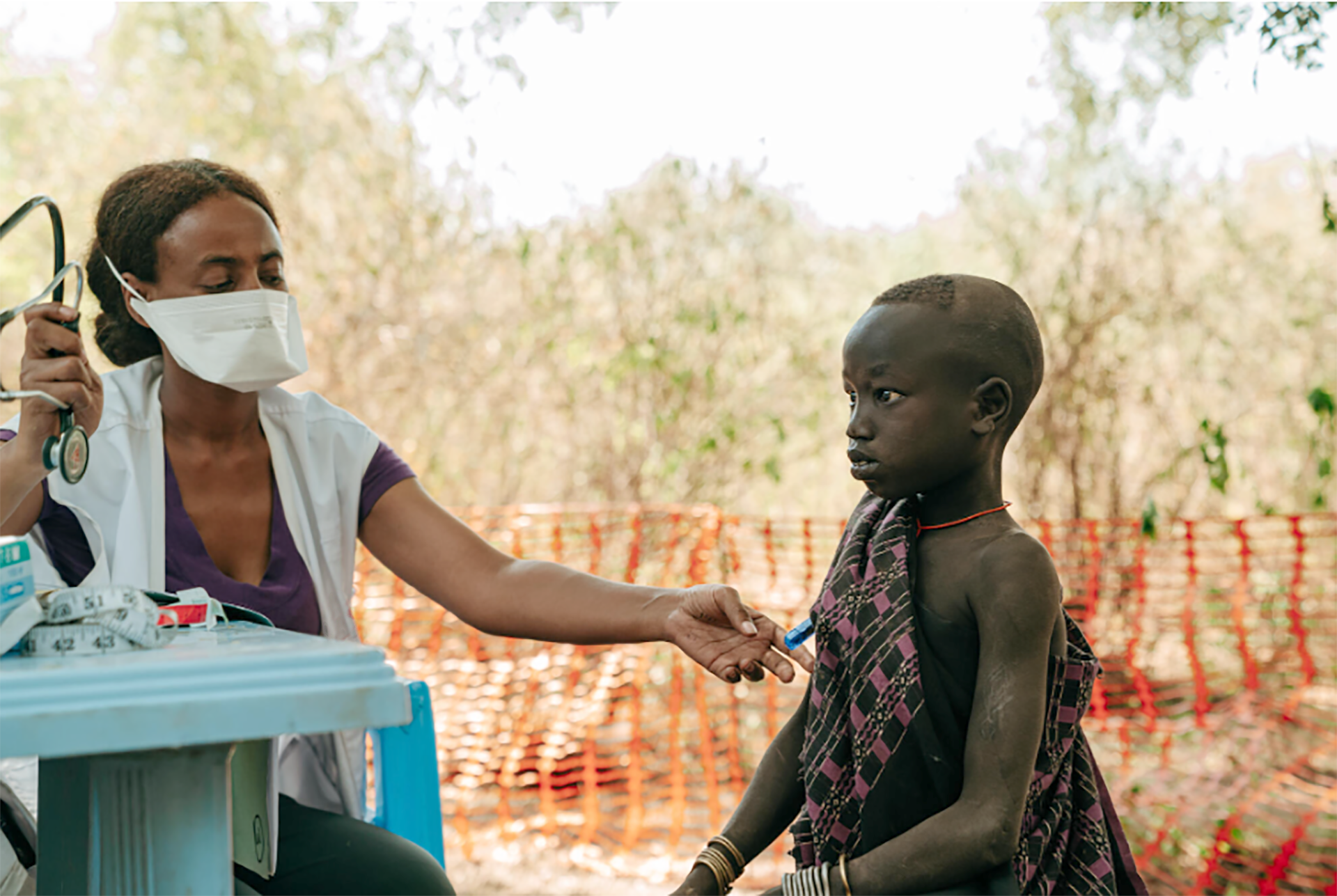 Assistance to the Mursi tribe in Omo Valley affected by kala-azar by identifying cases and referring patients to the hospital. Ethiopia, February 2023.