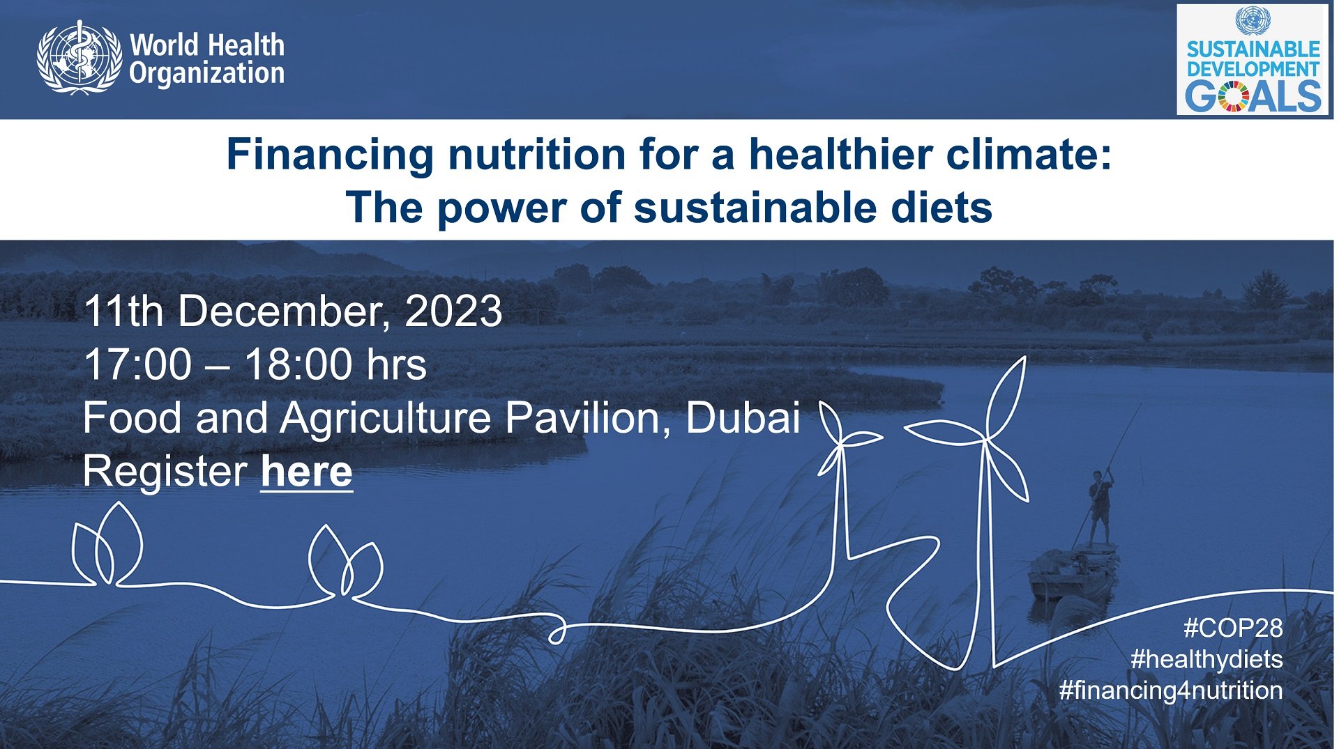 Financing nutrition for a healthier climate: the power of sustainable diets flyer