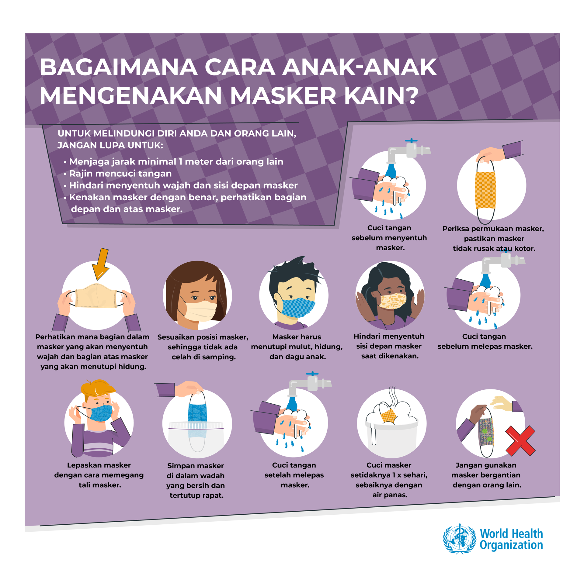 Children and masks - BI